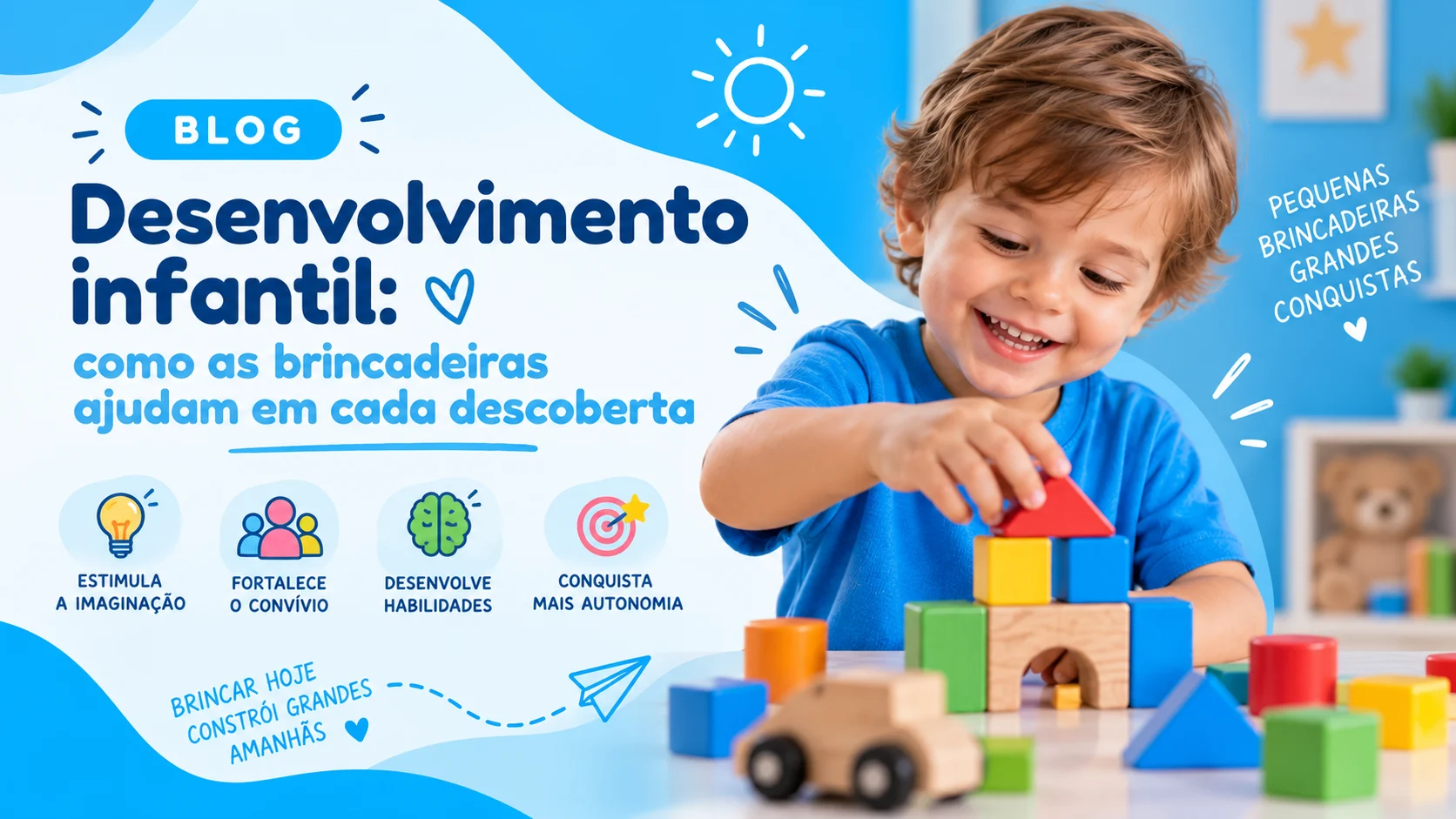 Desenvolvimento infantil: como as brincadeiras ajudam em cada descoberta
