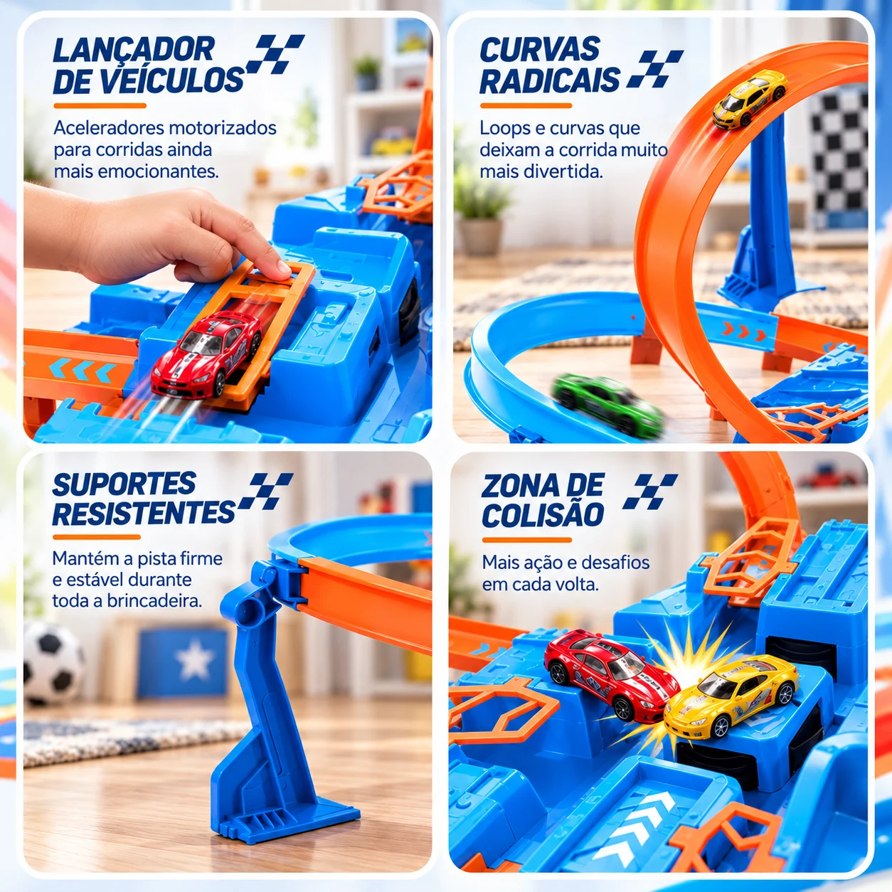 TurboCar™ – Mega Pista Radical | 3 Carrinhos — imagem 5