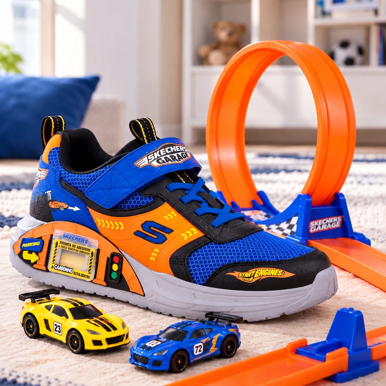 TurboPé© – Tênis com Garagem de Carrinho + Pista Radical — imagem 9