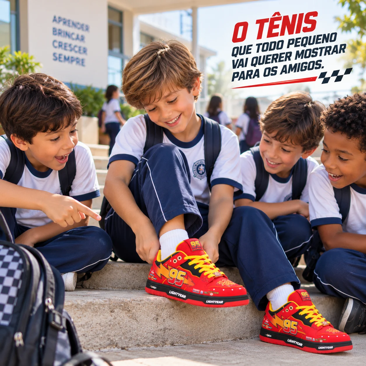 Turbo95© – Tênis Infantil Radical | Nome Personalizado — imagem 3