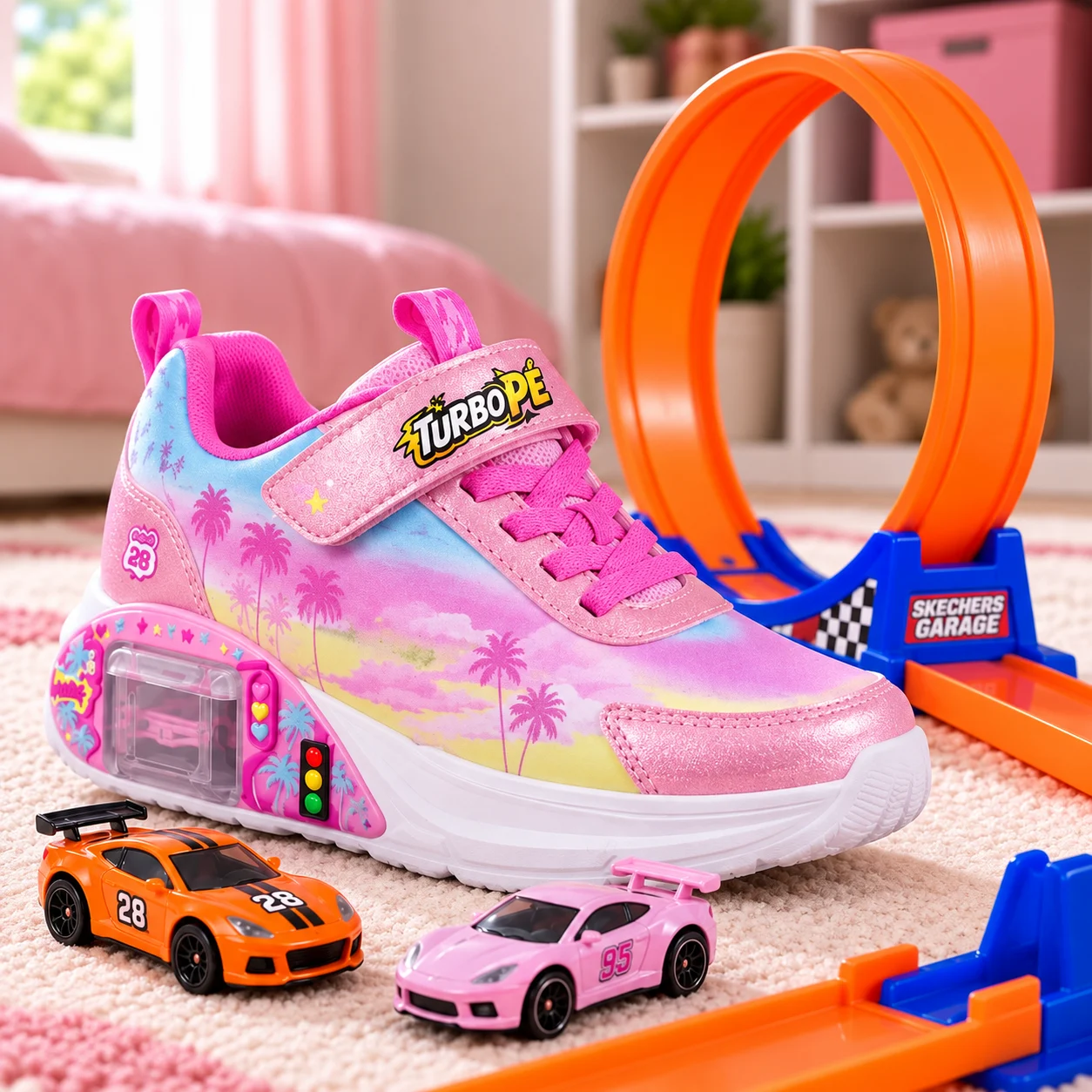 TurboPé© – Tênis com Garagem de Carrinho + Pista Radical — imagem 11