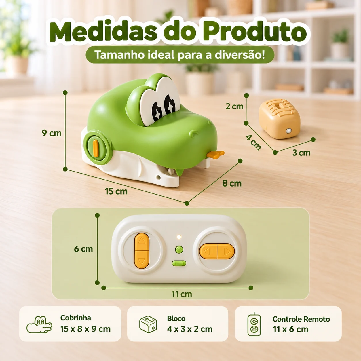SnakeFun™ – Jogo Interativo | Kit 2 Cobrinhas + 2 Controles — imagem 5