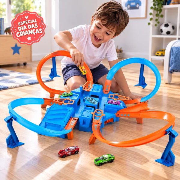 TurboCar™ – Mega Pista Radical | 3 Carrinhos